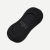 Low-Cut No Show Socks Black L