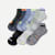 Men's Performance Compression Ankle Sock 6-Pack - sage stone mix L 