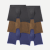 Men's Cotton Modal Blend Boxer Brief 6-Pack - Canteen Indigo Steel Mix L