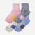 Women's Quarter Sock 4-Pack - Wildflower Blue Mix L [9080]