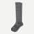 Marl Knee High Socks - Black / Dark Grey L [3933]
