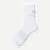 Running Half Calf Socks - White Misty Sky L [8570]