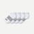 Youth Solids Ankle Sock 4-Pack - white-solids - 10