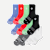 Youth All-Purpose Performance Calf Sock 12-Pack - Peri Sky Multi Mix L