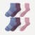 Women's Quarter Sock 8-Pack - Plum Shadow Mix L
