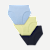 Women's Super Soft Brief 3-Pack - Lime Blue Mix