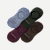 Cushioned No Show Sock 4-Pack - Black Plum Mix L [8660]