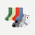 Youth Calf Sock 8-Pack - blue moss originals mix /L