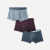 Men's Cotton Modal Blend Trunk 3-Pack - Misty Sky Smoke Mix L