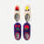Women's Gripper Slipper 2-Pack - Cherry Tomato x Strawberry Lemonade L
