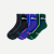 Men's Running Quarter Sock 3-Pack - Midnight Navy Mix L [9247] (1)