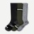 Men's Everyday Compression Sock 3-Pack (15-20mmHg) - Olive Green Black Mix L