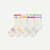 Pride Half Calf Socks - rainbow mix L [9096]