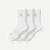 Youth All-Purpose Performance Calf Sock 3-Pack - White L [9033]