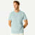 Pima Cotton Crew Neck T-Shirt - Misty Sky MO1 [8525]