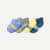Toddler Marl Gripper Ankle Sock 4-Pack - Blue Glow Mix L [9086]