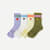 Youth Fruits & Veggies Calf Sock 4-Pack - picnic mix L [9878]