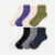 Women's Modern Rib Quarter Sock 8-Pack - ecru pink solids mix L