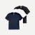 Men's Premium Weight Pocket Crew Neck T-Shirt 3-Pack - Neutrals Mix L