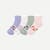 Women's Garden Party Quarter Sock 4-Pack - pink sage mix L [9865]