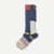 Full-Cushion Merino Wool Ski & Snowboard Socks Varsity Navy L [8083]