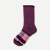 Merino Wool Blend Calf Socks - Deep Wine L [8256]