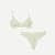 Women’s No Show Plunge Bralette + Thong - Mica Sage