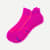 Women's Running Ankle Socks - neon purple L [9151]