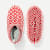 Women's Patterned Gripper Slipper - Red Sky L Front + Back [8026]