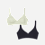 Women's No Show Plunge Bralette 2-Pack - Sage Black Mix