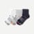 Men's Golf Quarter Sock 3-Pack - midnight navy mix