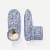 Sherpa Lined Bootie Gripper Slipper - Dark Sky Multi Space Dye L Front + Side [7072]