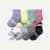 Toddler Gripper Calf Sock 8-Pack - Blue Glow Originals Mix L