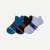 Men's Merino Wool Blend Athletic Ankle Sock 3-Pack - Black Teal Mix [9256]