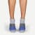 Tri-Block Ankle Socks Light Grey Heather And Royal Blue WO1