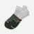 Running Ankle Socks - Varsity Grey Heather / Dark Elm L [9189]