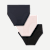 Women's Seamless High Rise Brief 3-Pack - Navy Blush Mix L