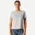Pima Cotton Crew Neck T-Shirt - Varsity Grey Heather WO1 [8530]
