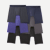 Men's Cotton Modal Blend Long Boxer Brief 6-Pack - Indigo Steel Core Mix L