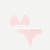 Women's Seamless Triangle Bralette + Thong - Blush