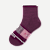 Merino Wool Blend Quarter Socks - Deep Wine L [8733]