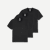 Men's Premium Weight Pocket Crew Neck T-Shirt 3-Pack - Black L [7248]