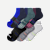 Men's Performance Compression Ankle Sock 6-Pack - Plum Cobalt Mix L
