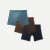 Men's Soft Flex Boxer Brief 3-Pack - Navy Oak Mix L