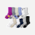 Women's Half Calf Sock 12-Pack - Pink Blue Mix L