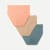 Women's Seamless High Rise Brief 3-Pack - Guava Sandcastle Mix L