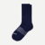 Men's Solids Calf Sock - navy - 4