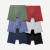 Men's Cotton Modal Blend Boxer Brief - Classic Fly 6-Pack - Cinnabar Navy Multi L
