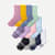 Youth Calf Sock 12-Pack - berry blue marls mix L