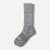 Marl Calf Socks - Charcoal / White L [3129]